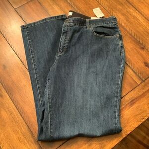 Denim jeans, Brand is CJ Banks, size 18W, straight leg, comfort waist